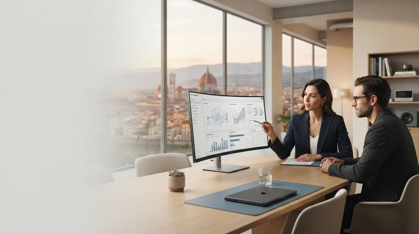Liravento IA - il team al lavoro sulla piattaforma di analisi dati